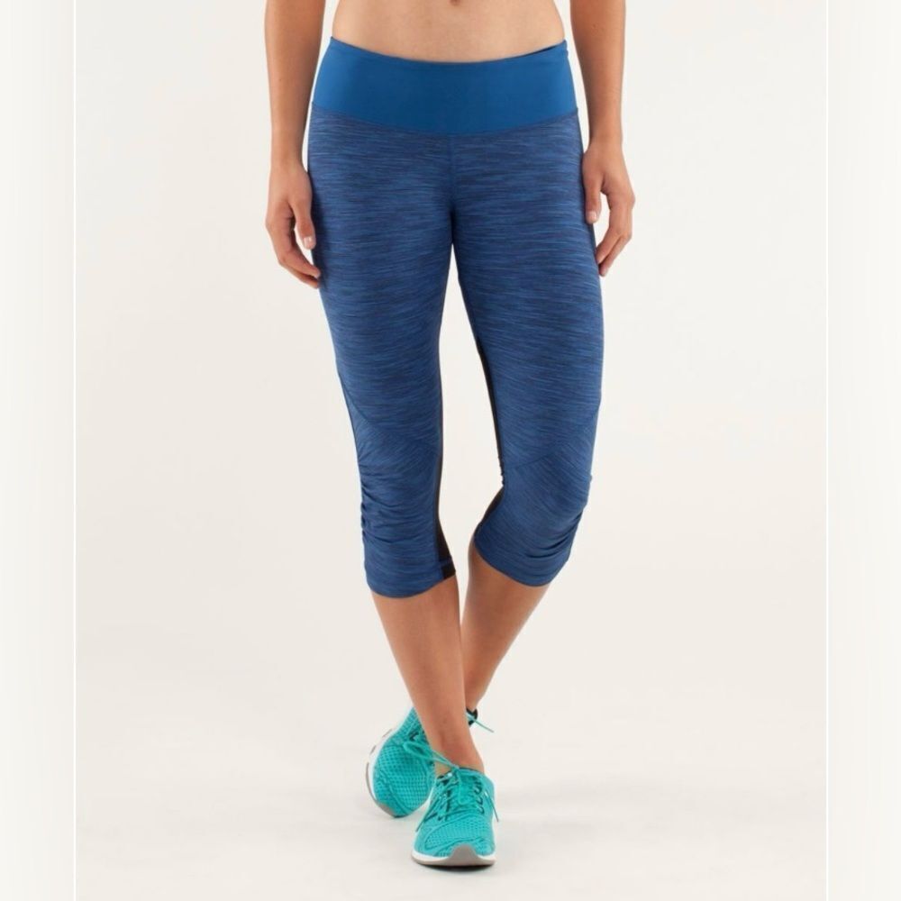Lululemon Run For Your Life Crop Leggings Women Size 4